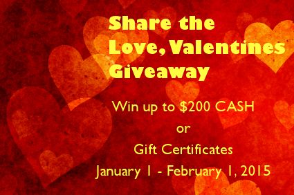 Share the Love, Valentines Giveaway